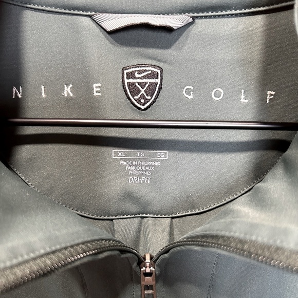 Nike Golf Men's Jacket Dri-Fit 1/2 Zip Front Pull Over Deep Green Size-XL NWOT - Picture 5 of 5